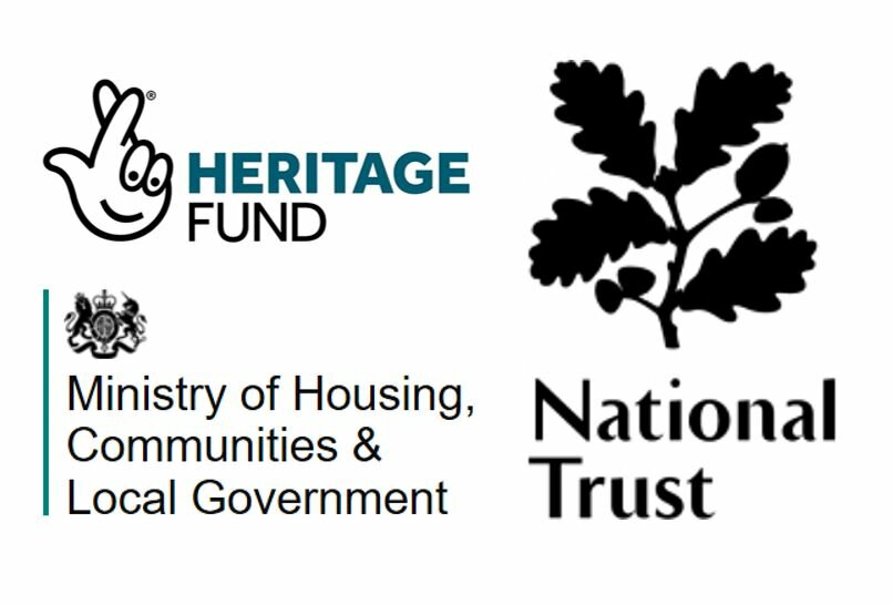 Future parks logos - Heritage Fund, National Trust & MHCLG